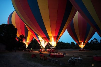 Hot air ballon in Masai Mara