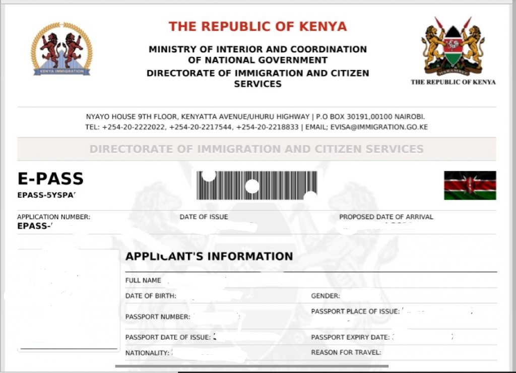 How to apply for Kenya Visa